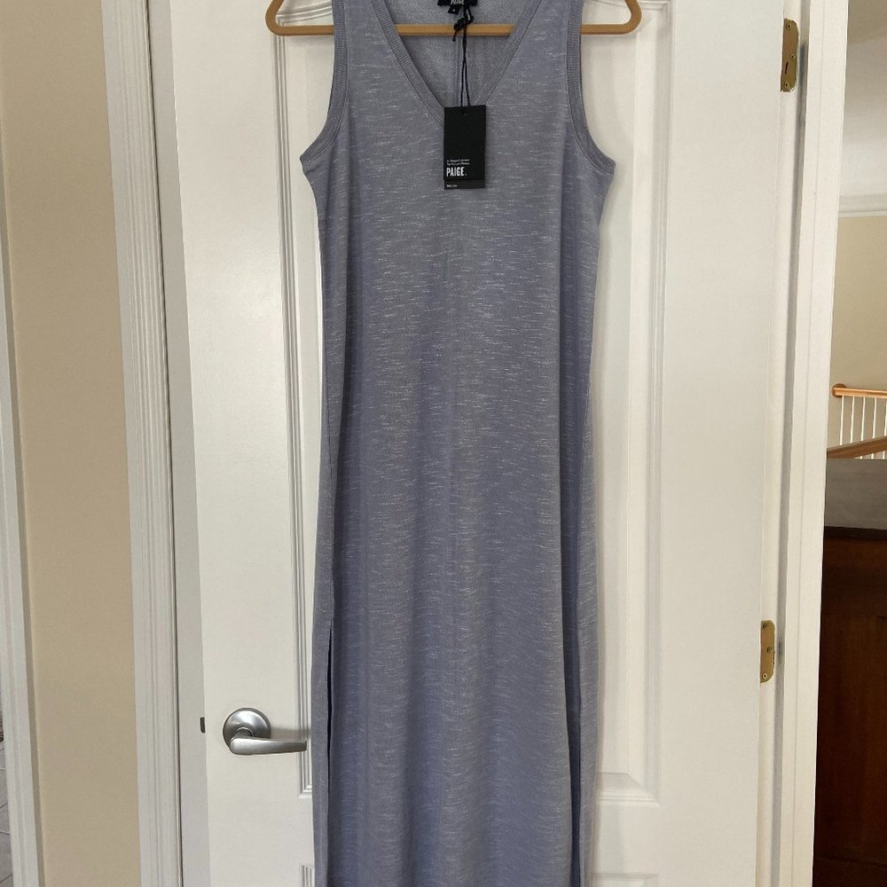 Paige Ice Blue Sage Tank Dress Small NWT